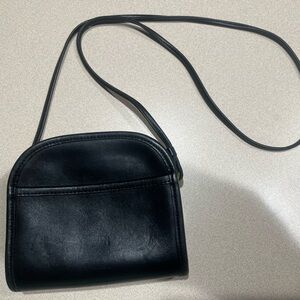 Vintage Coach Black Crossbody Bag